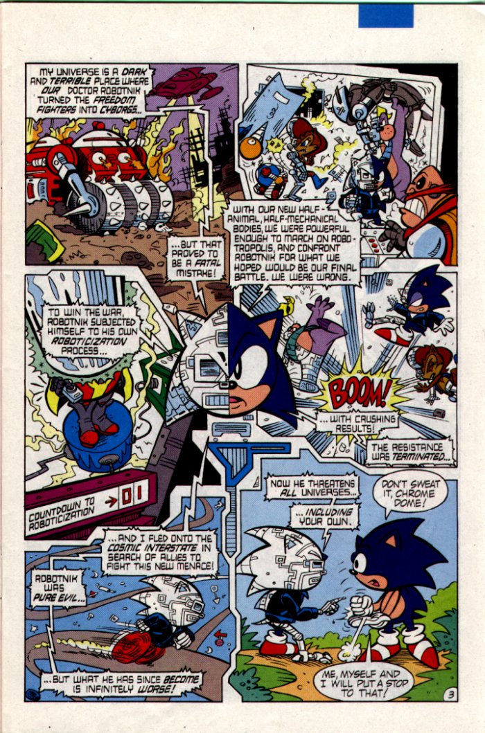 Sonic - Archie Adventure Series February 1995 Page 3